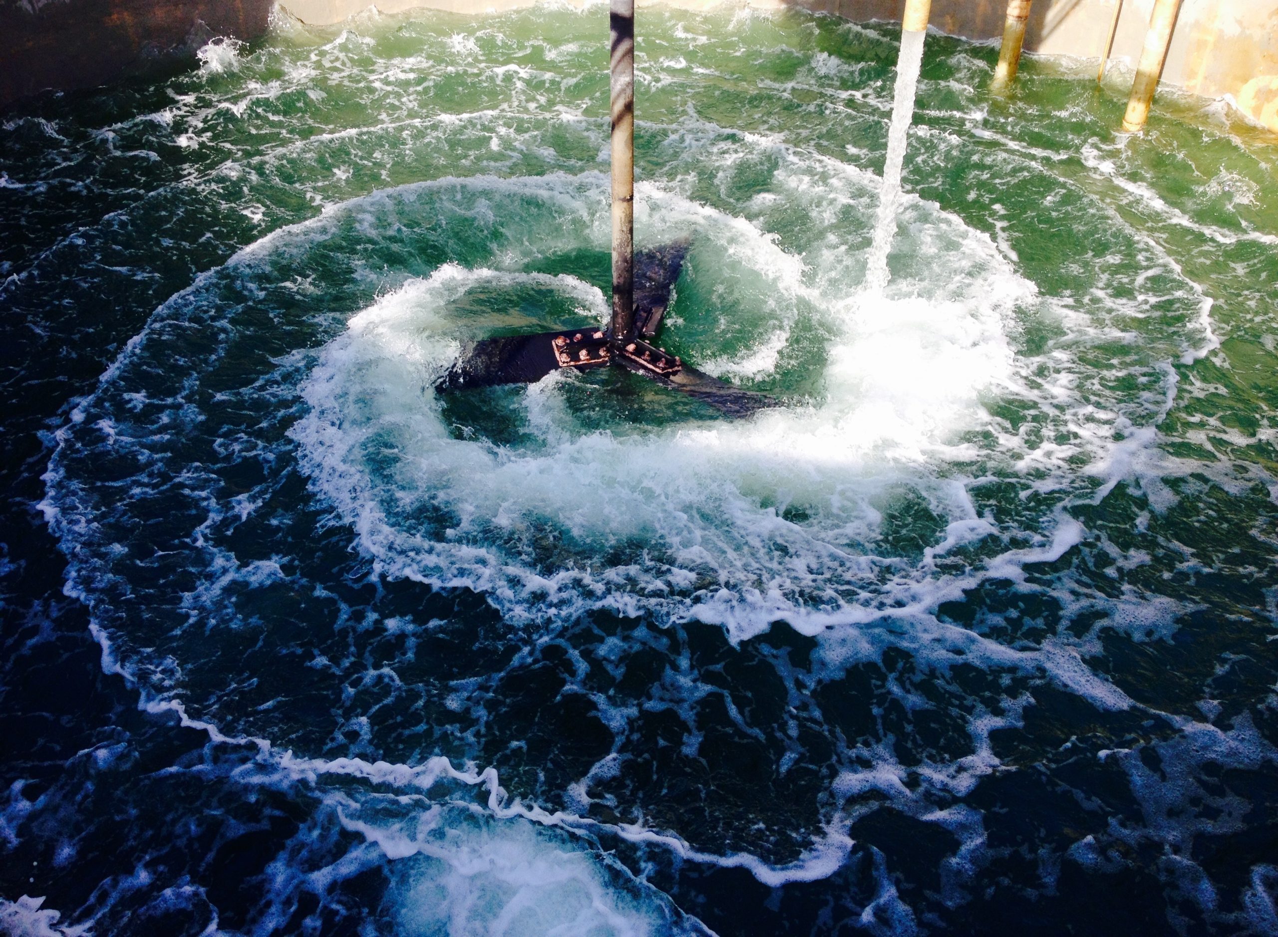 Water,Treatment,With,Rotating,Blades